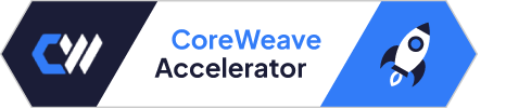 CoreWeave Accelerator badge