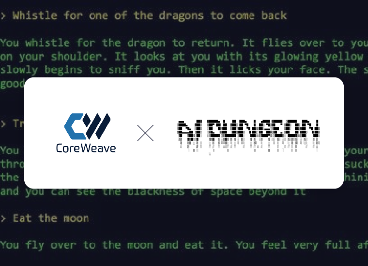 How AI Dungeon’s Cloud Adventure with CoreWeave Improved 3 Critical KPIs