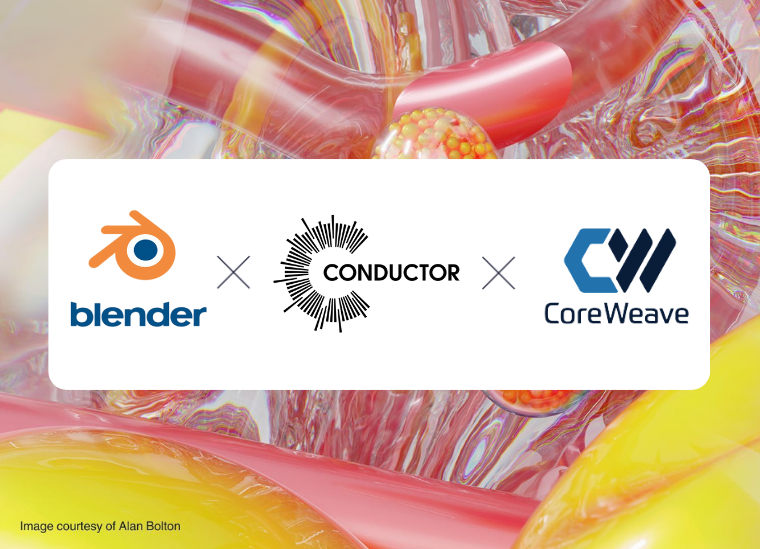 New Native Blender Plug-In for Conductor Enhances Workflow for Artists and Creators